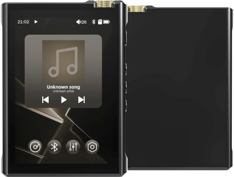 Плеер Hi-Fi Flash Digma Pro XT7 черный/золотистый/3.5"/FM/microSD/microSDHC