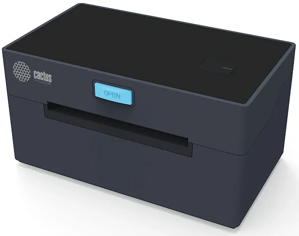 Термопринтер Cactus CS-TP-D420U 203dpi 160мм/с/USB для печ.этик. черный