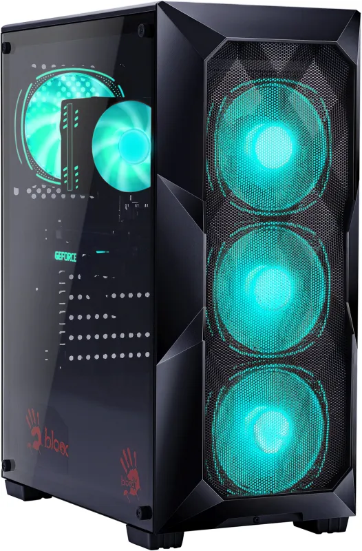 ПК Bloody BD-PC CH61C1 MT i5 12400F (2.5) 16Gb SSD1Tb RTX3050 8Gb Windows 11 Home 64 GbitEth 500W черный (2085725)