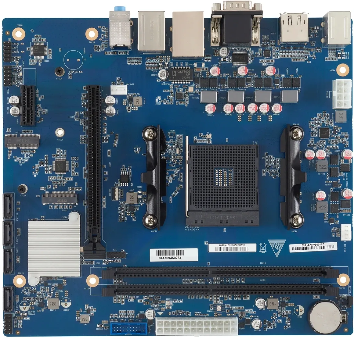 Материнская плата IRU A520M-VHDi/M.2 Soc-AM4 AMD A520 mATX AC`97 8ch(7.1) GbLAN+VGA+HDMI+DP