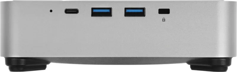 ПК Мини Chuwi AuBox Core i9 13900HK (2.6) 16Gb SSD512Gb Iris Xe Windows 11 Pro 2x2.5GbitEth WiFi BT 120W серебристый/черный