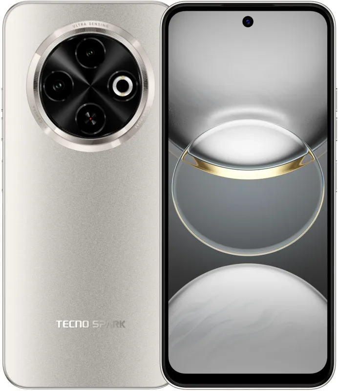 Смартфон Tecno Spark 30C 128Gb 4Gb золотой моноблок 3G 4G 6.67" 720x1600 Android 14 48Mpix 802.11 a/b/g/n/ac NFC GPS GSM900/1800 TouchSc Protect
