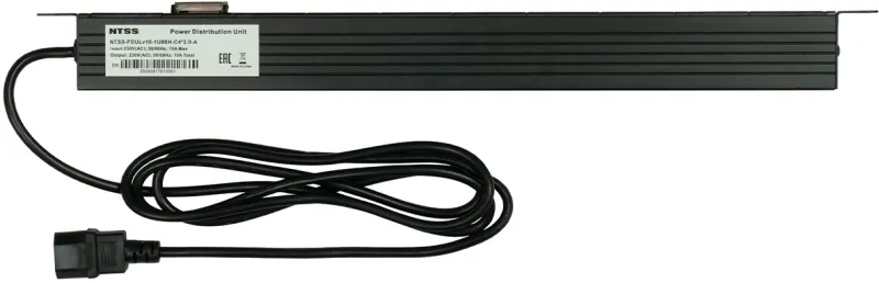 Блок распределения питания NTSS NTSS-PDU-DA1017 гор.размещ. 8xSchuko базовые 10A C14 2м