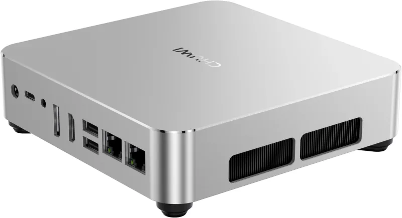 ПК Мини Chuwi AuBox Core i9 13900HK (2.6) 32Gb SSD1Tb Iris Xe Windows 11 Pro 2x2.5GbitEth WiFi BT 120W серебристый/черный