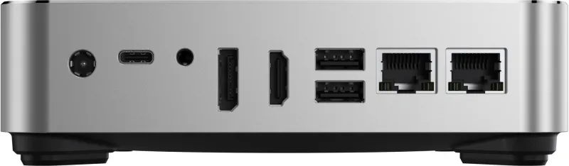 ПК Мини Chuwi AuBox Core i9 13900HK (2.6) 32Gb SSD1Tb Iris Xe Windows 11 Pro 2x2.5GbitEth WiFi BT 120W серебристый/черный