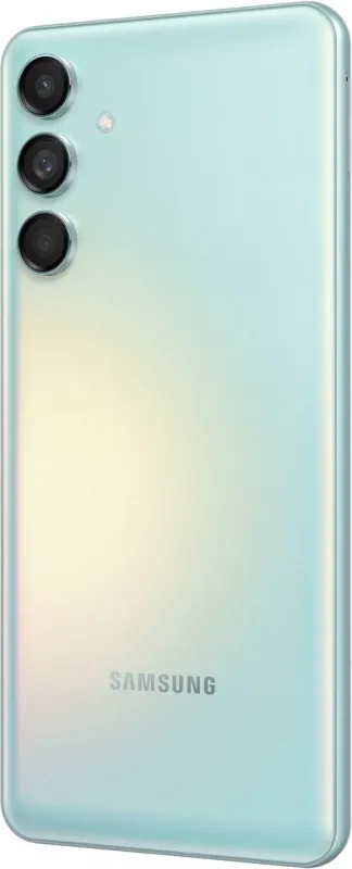 Смартфон Samsung SM-M556E Galaxy M55 5G 256Gb 8Gb светло-зеленый моноблок 3G 4G 2Sim 6.7" 1080x2400 Android 14 50Mpix 802.11 a/b/g/n/ac/ax NFC GPS GSM900/1800 GSM1900 TouchSc microSD max1024Gb