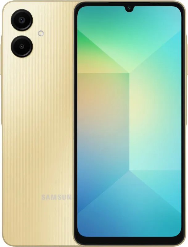 Смартфон Samsung SM-A065F Galaxy A06 128Gb 4Gb золотистый моноблок 3G 4G 2Sim (SM-A065FZDGCAU)