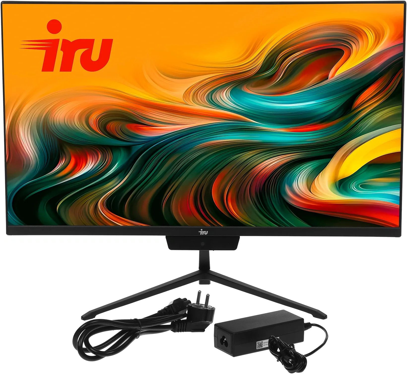Моноблок IRU P233 23.8" Full HD i3 1220P (3.3) 8Gb SSD256Gb CR без ОС GbitEth WiFi BT 90W Cam черный 1920x1080