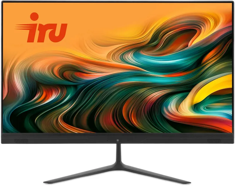Моноблок IRU P233 23.8" Full HD i3 1220P (3.3) 16Gb SSD512Gb CR без ОС GbitEth WiFi BT 90W Cam черный 1920x1080