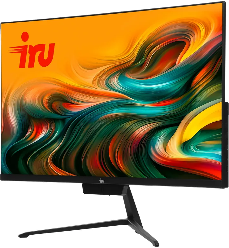 Моноблок IRU P233 23.8" Full HD i3 1220P (3.3) 16Gb SSD512Gb CR без ОС GbitEth WiFi BT 90W Cam черный 1920x1080