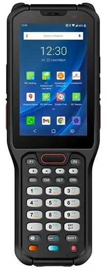 Терминал сбора данных Urovo RT40 / INDUSTRY / AND 10 / 1.8 GHz / 8xCore, Kryo 260 CPU / Qualcomm SD 636 / 4+64 GB / Zebra SE4750 SR / 2D / 4.0" / 480 x 640 / 4G (LTE) / BT / GPS / Wi-Fi / 5200 mAh / NFC / IP 68 / 280 g / 2
