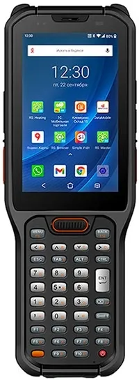 Терминал сбора данных Urovo RT40 / INDUSTRY / AND 10 / 1.8 GHz / 8xCore, Kryo 260 CPU / Qualcomm SD 636 / 4+64 GB / Zebra SE4750 SR / 2D / 4.0" / 480 x 640 / 4G (LTE) / BT / GPS / Wi-Fi / 5200 mAh / NFC / IP 68 / 280 g / 2