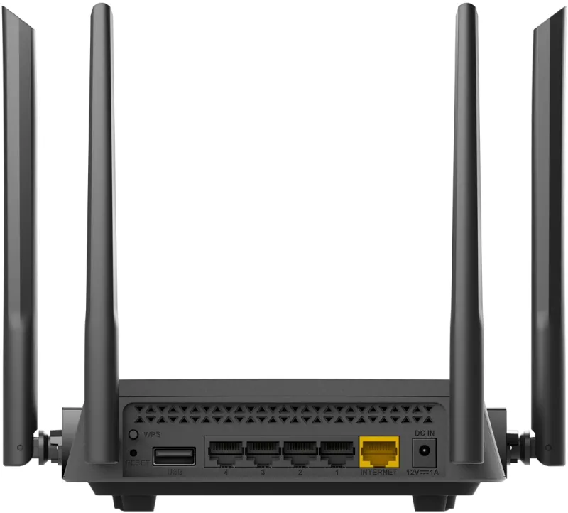 Роутер беспроводной D-Link DIR-825/RU/R7 (DIR-825/RU/R7A) AC1200 10/100/1000BASE-T черный