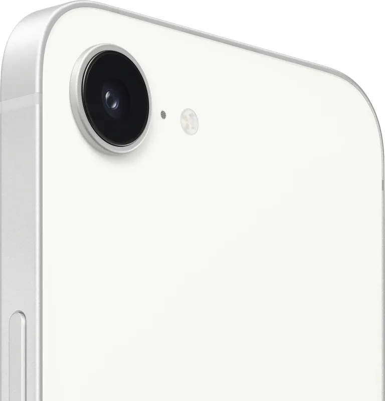 Смартфон Apple A3409 iPhone 16e 128Gb белый моноблок 3G 4G 1Sim 6.1" 1170x2532 iOS 18 48Mpix 802.11 a/b/g/n/ac/ax NFC GPS Protect