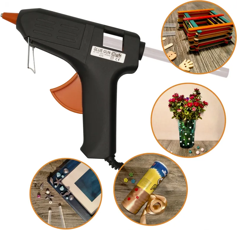 Cтержни клеев. для клеев.пист. Silwerhof 11-300-34-TRA дл.300мм D11мм прозрачный упак:34шт