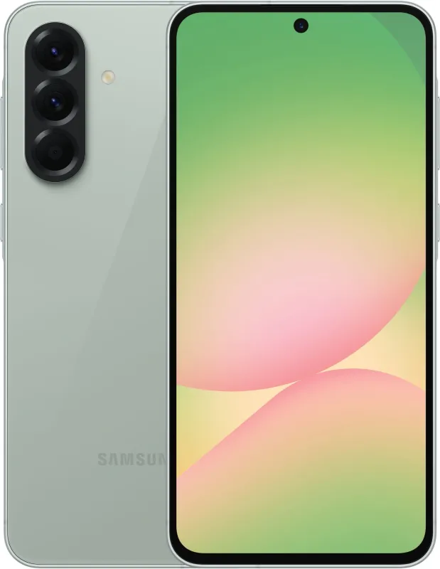 Смартфон Samsung SM-A566E Galaxy A56 5G 128Gb 8Gb зеленый моноблок 3G 4G 2Sim 6.7" 1080x2340 Android 15 50Mpix 802.11 a/b/g/n/ac/ax NFC GPS GSM900/1800 GSM1900 TouchSc Protect