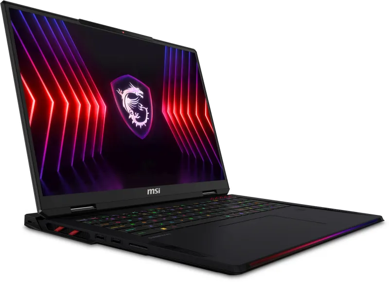 Ноутбук MSI Raider A18 HX A9WJG-216RU Ryzen 9 9955HX3D 64Gb SSD2Tb NVIDIA GeForce RTX5090 24Gb 18" IPS UHD+ (3840x2400) Windows 11 black WiFi BT Cam (9S7-182L72-216)