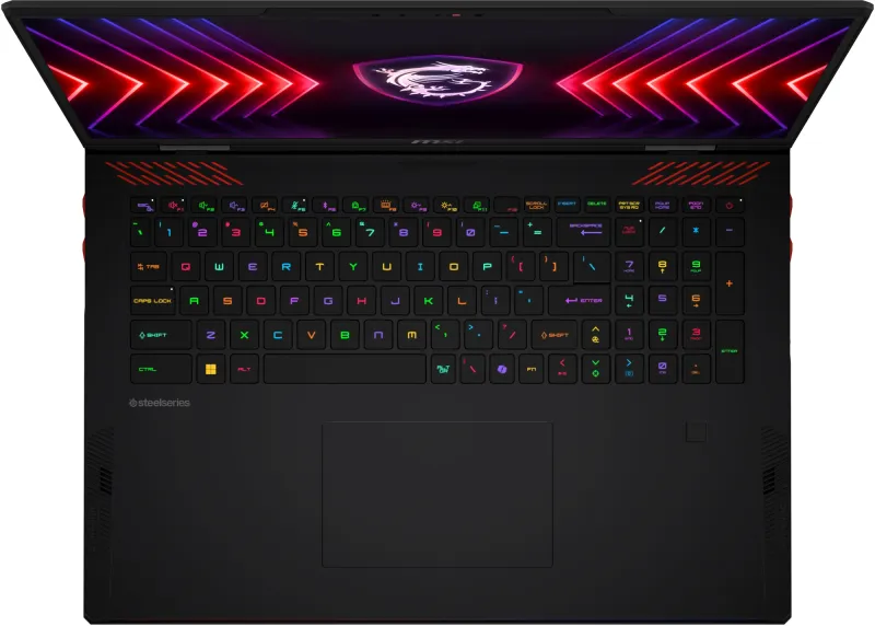 Ноутбук MSI Raider A18 HX A9WJG-216RU Ryzen 9 9955HX3D 64Gb SSD2Tb NVIDIA GeForce RTX5090 24Gb 18" IPS UHD+ (3840x2400) Windows 11 black WiFi BT Cam (9S7-182L72-216)