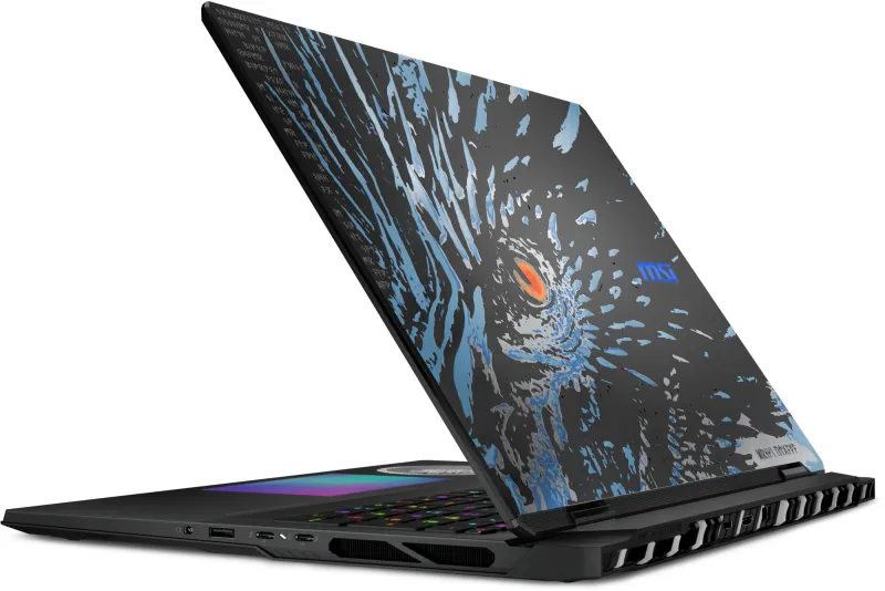 Ноутбук MSI Titan 18 HX AI A2XWJG-205RU Core Ultra 9 275HX 64Gb SSD4Tb NVIDIA GeForce RTX5090 24Gb 18" IPS UHD+ (3840x2400) Windows 11 black WiFi BT Cam (9S7-1824A5-205)