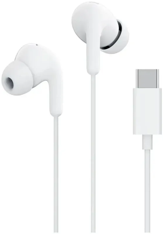 Гарнитура внутриканальные Xiaomi Type-C Earphones 1.25м белый проводные крепление за ухом (BHR8931GL)