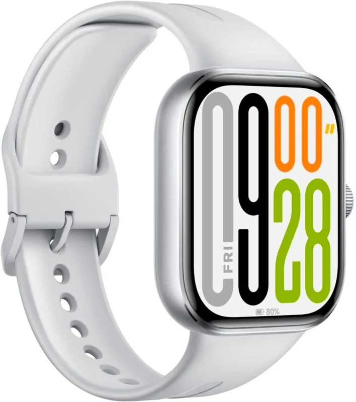 Смарт-часы Xiaomi Redmi Watch 5 2.07" AMOLED корп.серебристый рем.серый разм.брасл.:135-205мм (BHR9381GL)