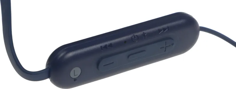 Гарнитура внутриканальные Sony WI-C100 синий беспроводные bluetooth шейный обод (WI-C100/LZ)