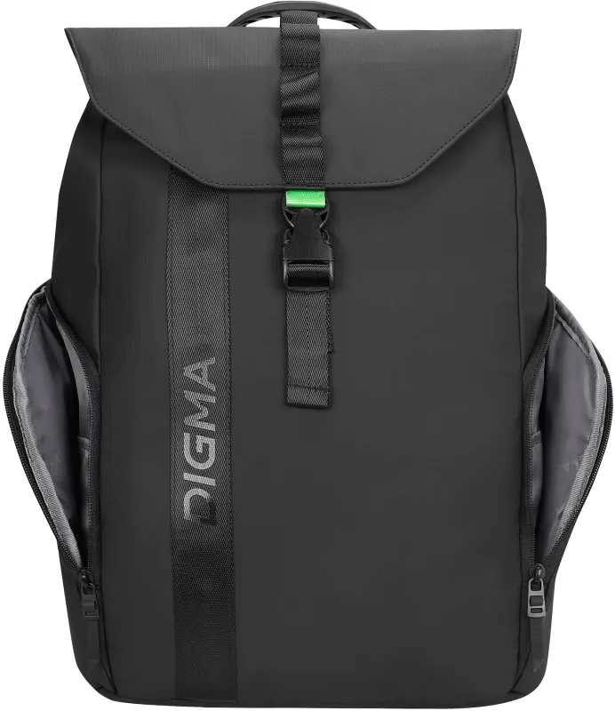 Рюкзак для ноутбука 15.6" Digma Lifestyle L1 черный полиэстер (DGBP15L1BK)