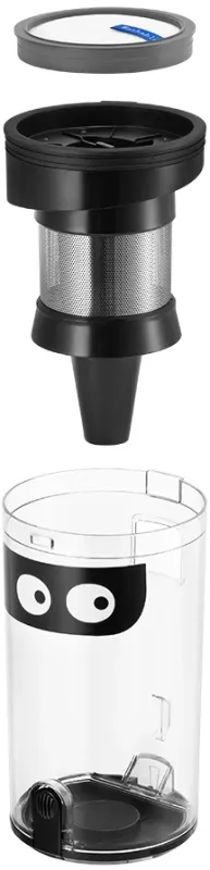 Пылесос Kitfort КТ-5290 530Вт черный/серебристый