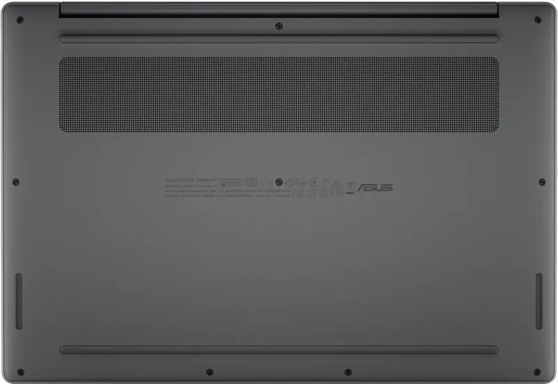 Ноутбук Asus Zenbook 14 UX3407RA-QD038W Snapdragon X Elite X1E-78-100 32Gb SSD1Tb Qualcomm Adreno 14" OLED WUXGA (1920x1200) Windows 11 Home grey WiFi BT Cam Bag (90NB16G2-M00360)