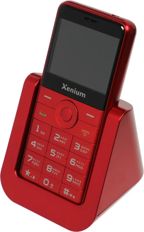 Мобильный телефон Xenium X700 красный моноблок 2Sim 2.31" 240x320 Nucleus 0.3Mpix GSM900/1800 MP3 FM microSD max32Gb