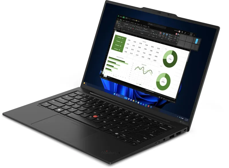 Ноутбук Lenovo ThinkPad X1 Carbon G12 Core Ultra 7 155U 32Gb SSD1Tb Intel Graphics 14" OLED 2.8K (2880x1800) Windows 11 Pro 64 black WiFi BT Cam (21KDSHNG00)