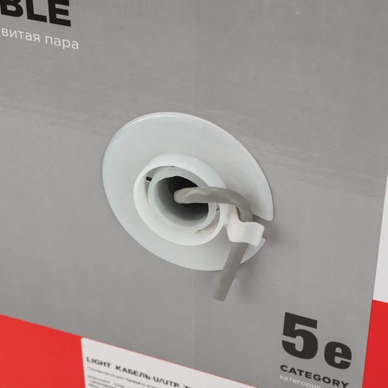 Кабель информационный Rexant LIGHT 01-0059 кат.5E UTP 4 пары 24AWG нг(А)-HF внутренний 305м серый