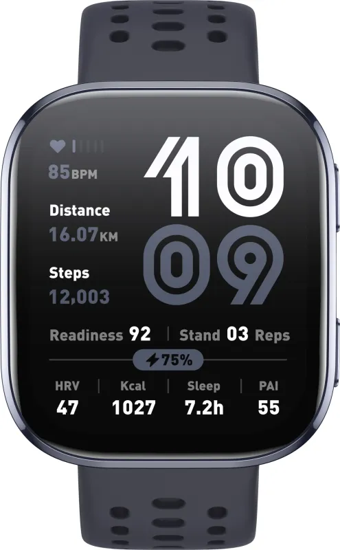 Смарт-часы Amazfit Bip 6 A2435 1.91" TFT корп.черный рем.черный (1747004)