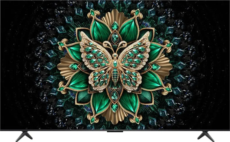 Телевизор QLED TCL 85" 85C6K черный 4K Ultra HD 120Hz DVB-T DVB-T2 DVB-C DVB-S DVB-S2 USB WiFi Smart TV