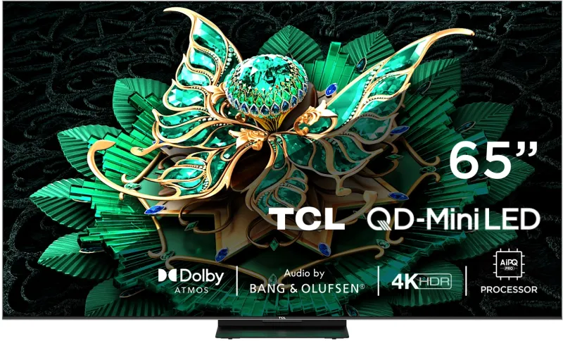 Телевизор QLED TCL 65" 65C7K черный 4K Ultra HD 120Hz DVB-T DVB-T2 DVB-C DVB-S DVB-S2 USB WiFi Smart TV