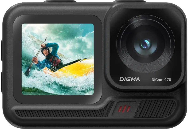 Экшн-камера Digma DiCam 970 1xCMOS 12Mpix черный