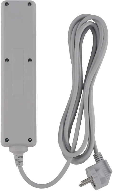 Сетевой фильтр Buro 400SL-3-G 3м (4 розетки) серый (пакет ПЭ)