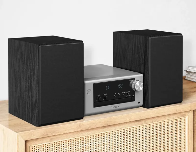 Микросистема Panasonic SC-PM700EE-S серебристый 80Вт CD CDRW FM USB BT