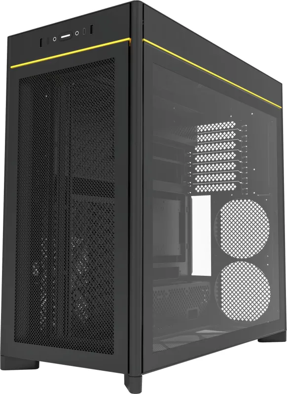 Корпус Montech HS01 черный без БП ATX 2xUSB3.0 1xUSB3.1 audio bott PSU