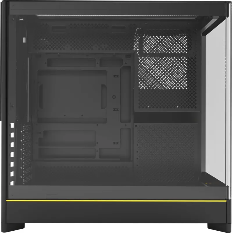 Корпус Montech HS02 черный без БП ATX 4x140mm 2xUSB3.0 1xUSB3.1 audio bott PSU