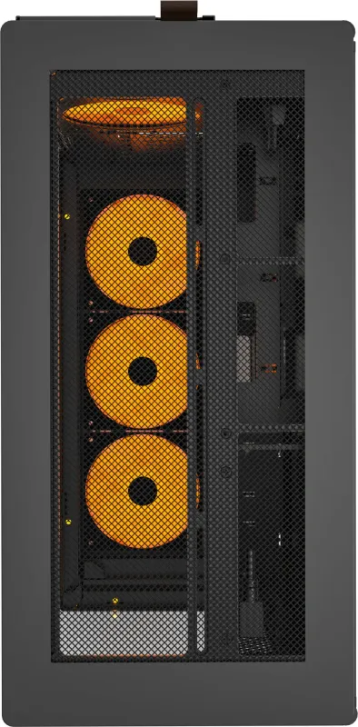 Корпус Montech HS02 PRO черный без БП ATX 4x140mm 2xUSB3.0 audio bott PSU