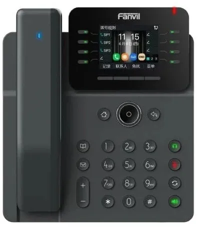 SIP-Телефон Fanvil Enterprise Phone with Wireless Handset 6-Party Local Conference HD voice 8 SIP lines 8 Line key 2.8 Inch color screen Opus+IPV6 21 DSS keys PSU