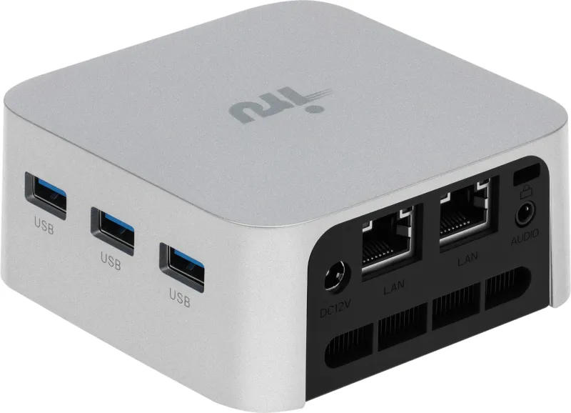 Неттоп IRU Planio 115 N100 (0.8) 16Gb SSD512Gb UHDG без ОС GbitEth WiFi BT серебристый (2099138)