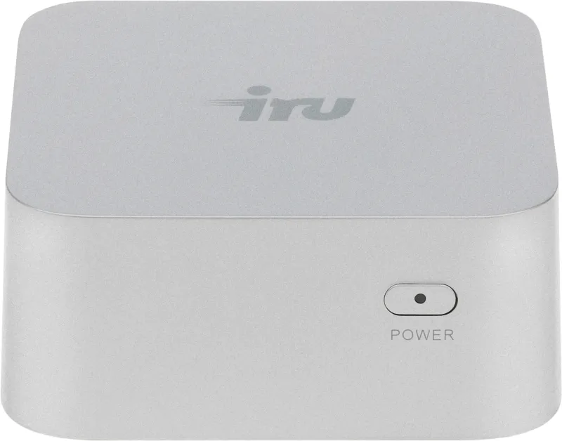 Неттоп IRU Planio 115 N100 (0.8) 16Gb SSD512Gb UHDG без ОС GbitEth WiFi BT серебристый (2099138)
