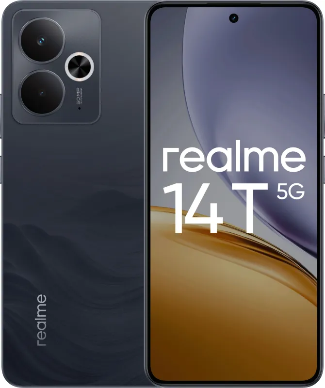 Смартфон Realme RMX5078 14T 5G 128Gb 8Gb черный (6941764459687)