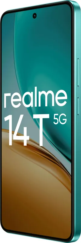 Смартфон Realme RMX5078 14T 5G 256Gb 8Gb зеленый моноблок 3G 4G 2Sim 6.67" 1080x2400 Android 15 50Mpix 802.11 a/b/g/n/ac NFC GPS GSM900/1800 GSM1900 Protect