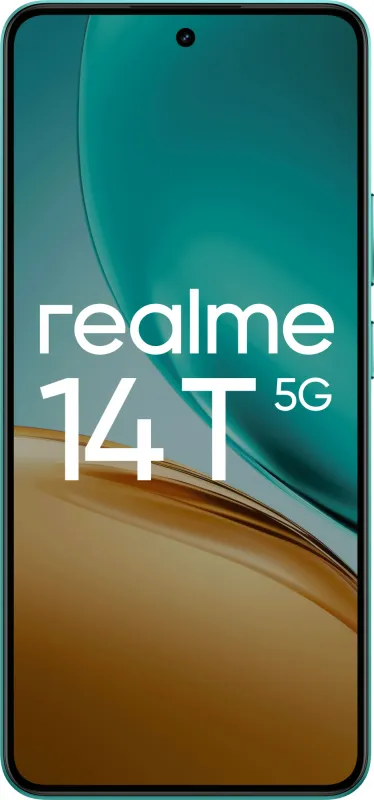 Смартфон Realme RMX5078 14T 5G 256Gb 8Gb зеленый моноблок 3G 4G 2Sim 6.67" 1080x2400 Android 15 50Mpix 802.11 a/b/g/n/ac NFC GPS GSM900/1800 GSM1900 Protect