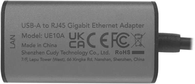Сетевой адаптер Gigabit Ethernet Cudy UE10A USB 3.0