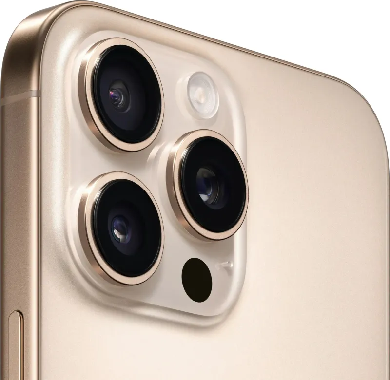 Смартфон Apple A3295 iPhone 16 Pro Max 512Gb бежевый титан моноблок 3G 4G 1Sim 6.9" 1320x2868 iOS 18 48Mpix 802.11 a/b/g/n/ac/ax/be NFC GPS Protect