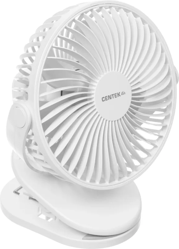 Вентилятор настольный Centek CT-5045 5Вт скоростей:4 белый